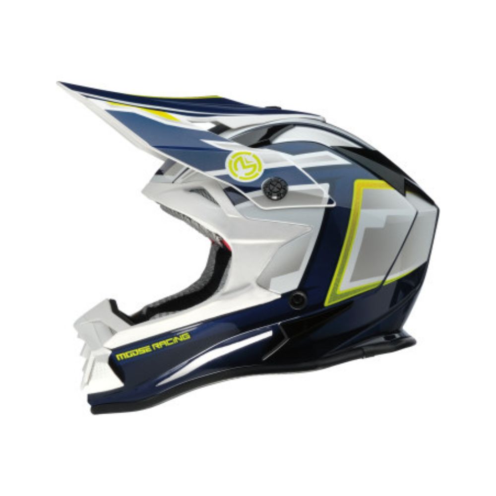 Moose Utility White/Navy/Pink F.A.F. MR3 Helmet - 2XL