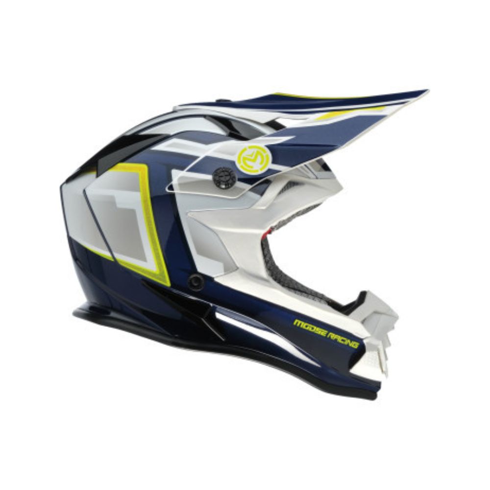 Moose Utility White/Navy/Pink F.A.F. MR3 Helmet - 2XL