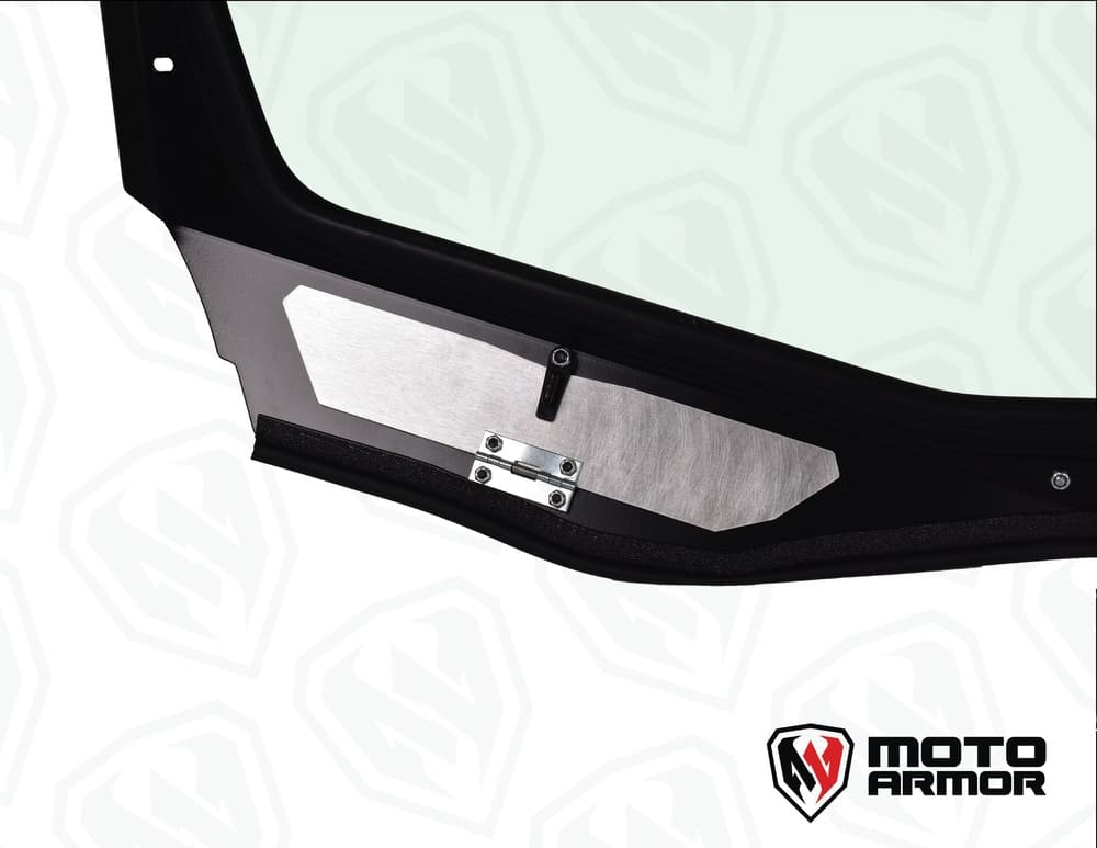 Moto Armor '24+ Can-Am Maverick R Vented Glass Windshield with Wipers