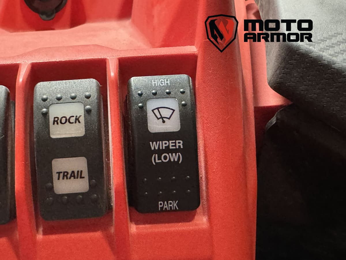 Moto Armor Can-Am Maverick X3 Electric Wiper Kit With Dual Speed