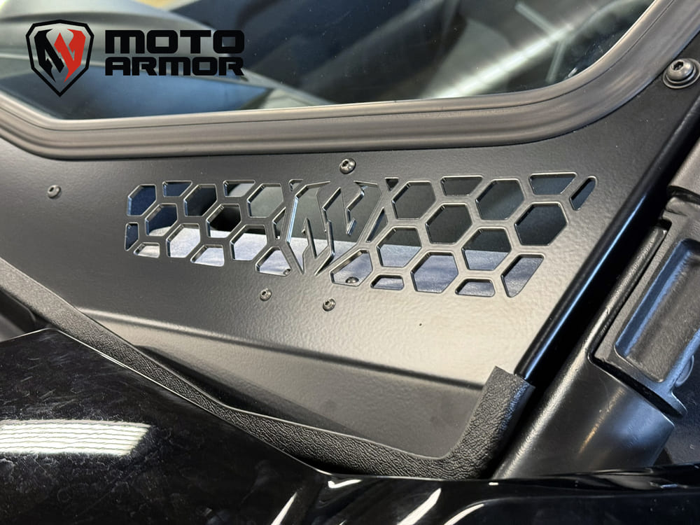 Moto Armor CF Moto Z Force 950 Full Glass Windshield