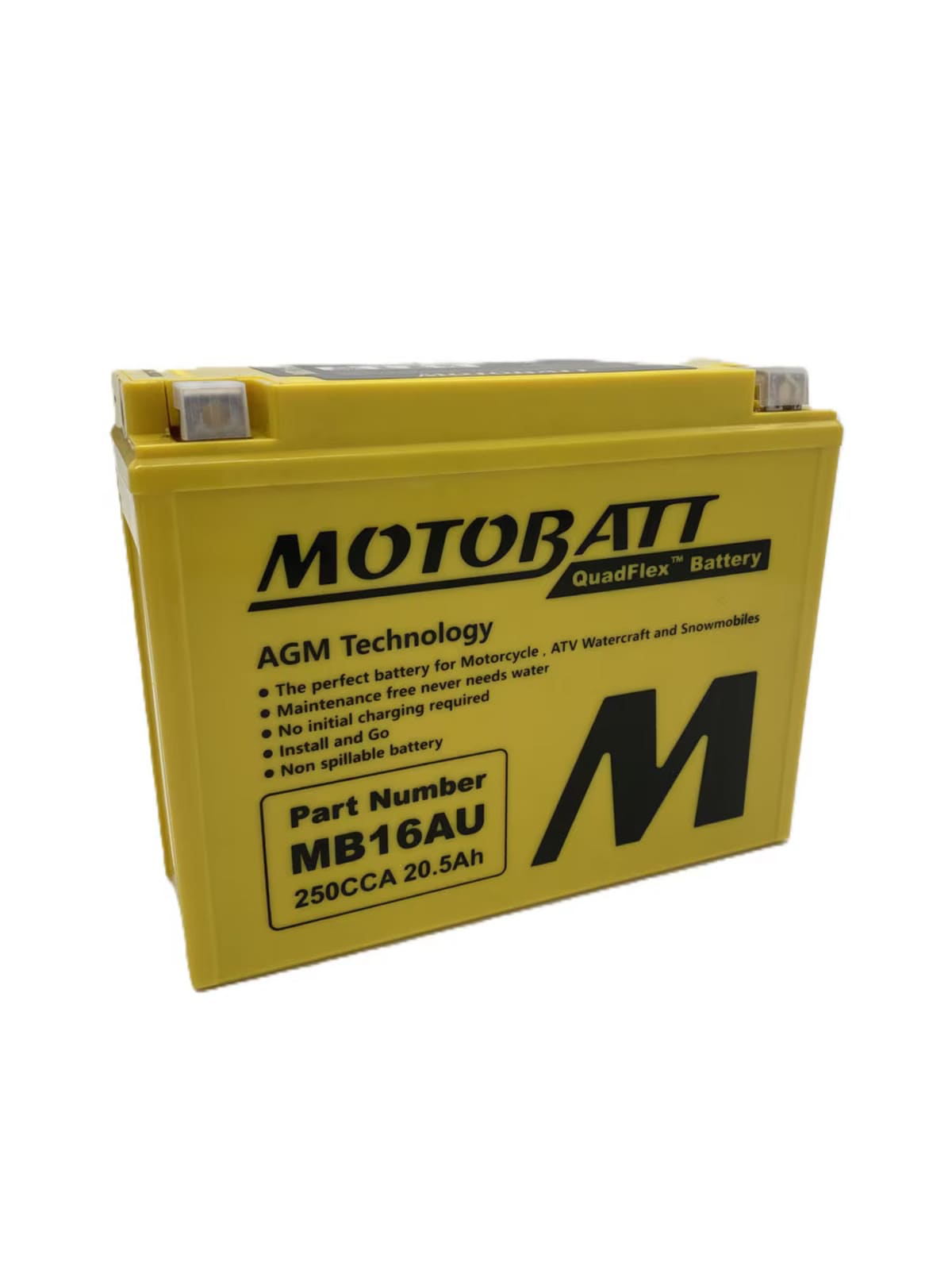 Motobatt 12V AGM Battery - MB16AU