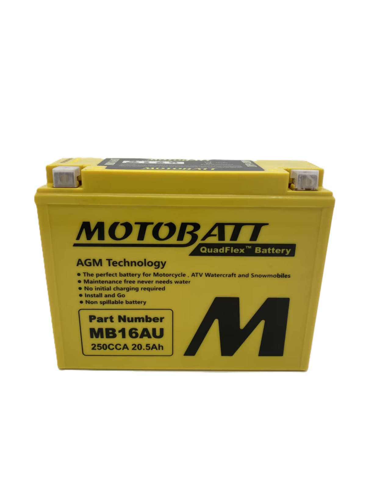 Motobatt 12V AGM Battery - MB16AU