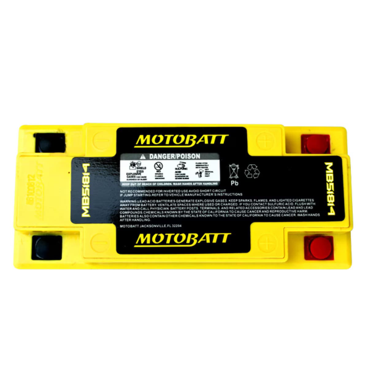 Motobatt 12V AGM Battery - MB51814