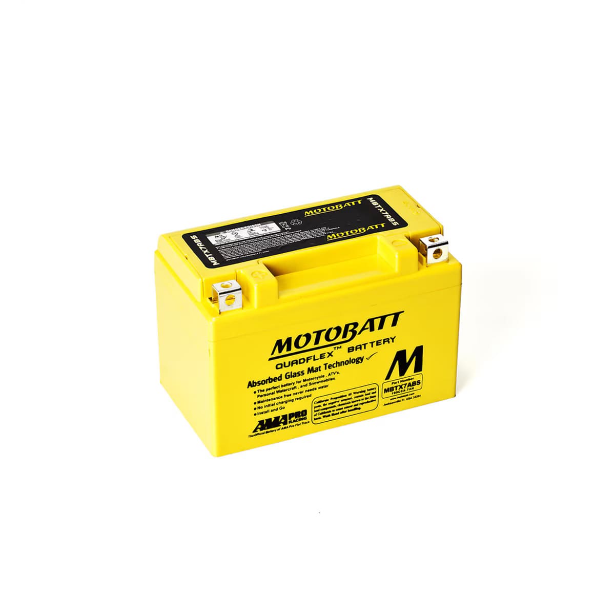 Motobatt 12V AGM Battery - MBTX7ABS