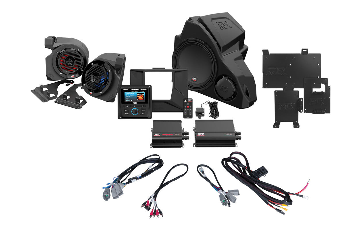 MTX Audio '14+ Polaris RZR 3-Speaker Audio System
