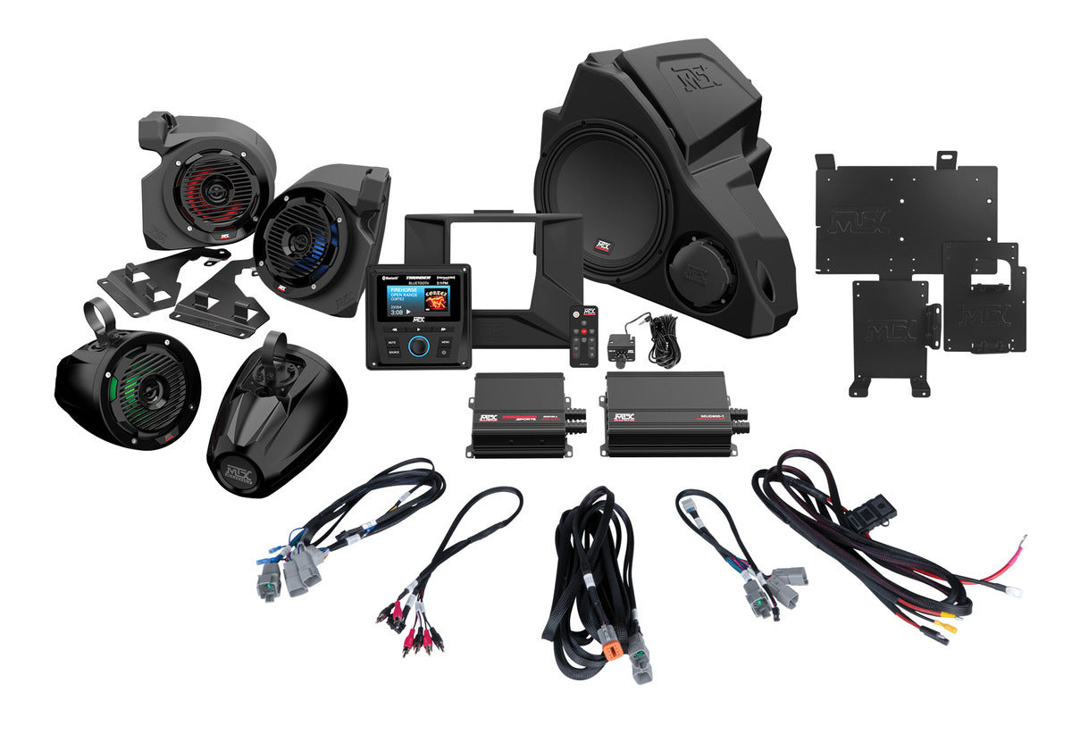 MTX Audio '14+ Polaris RZR 5-Speaker Audio System
