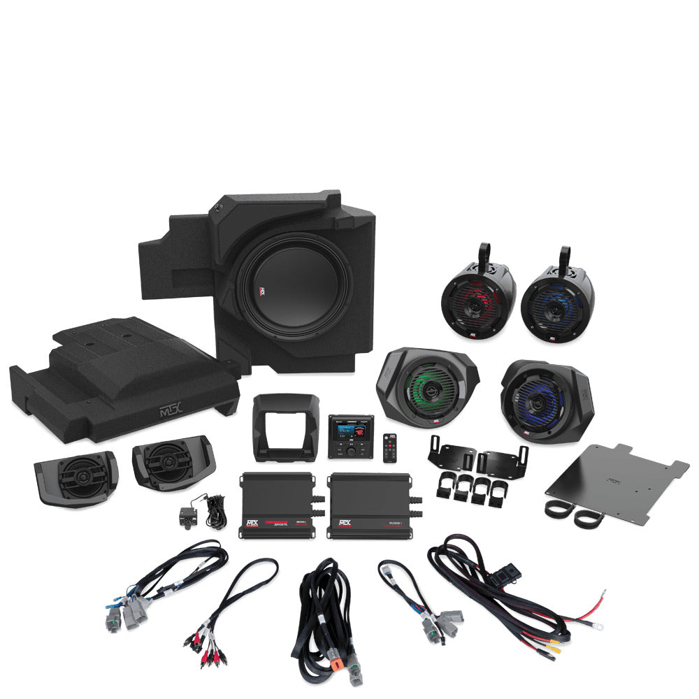 MTX Audio '17+ Can-Am Maverick X3 Thunder-8 Speaker Audio System