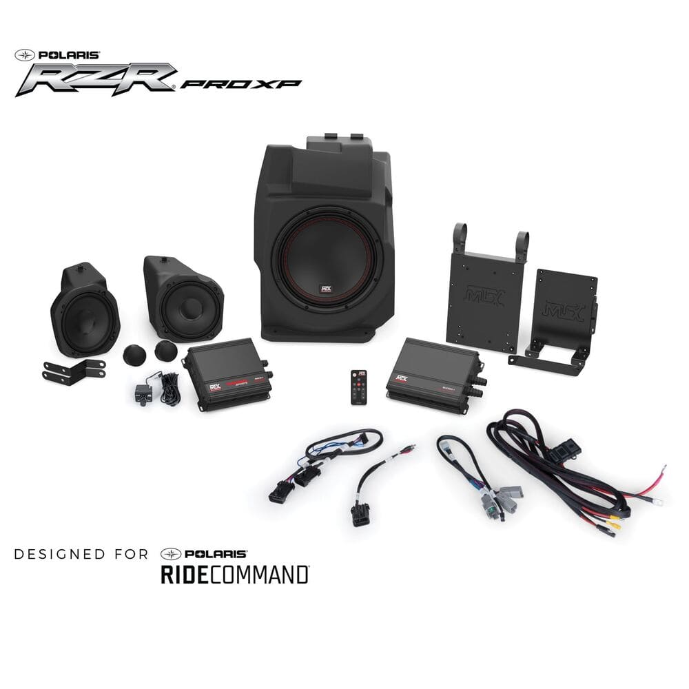 MTX Audio '20+ Polaris RZR Pro XP Ride Command 3-Speaker Audio System