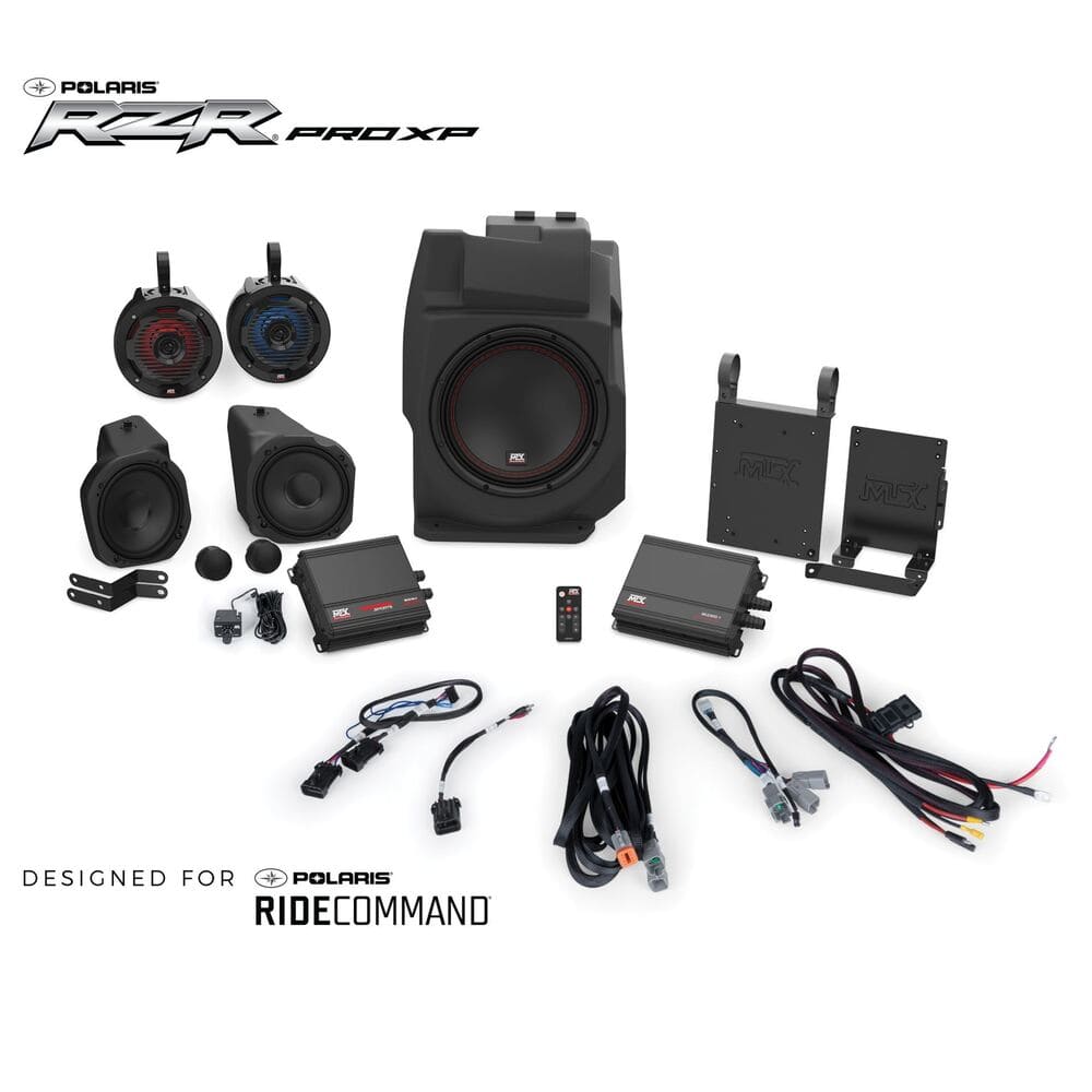 MTX Audio '20+ Polaris RZR Pro XP Ride Command 5-Speaker Audio System
