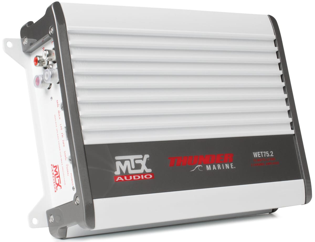 MTX Audio 200-Watt 2 Channel RMS Class A/B Marine Amplifier