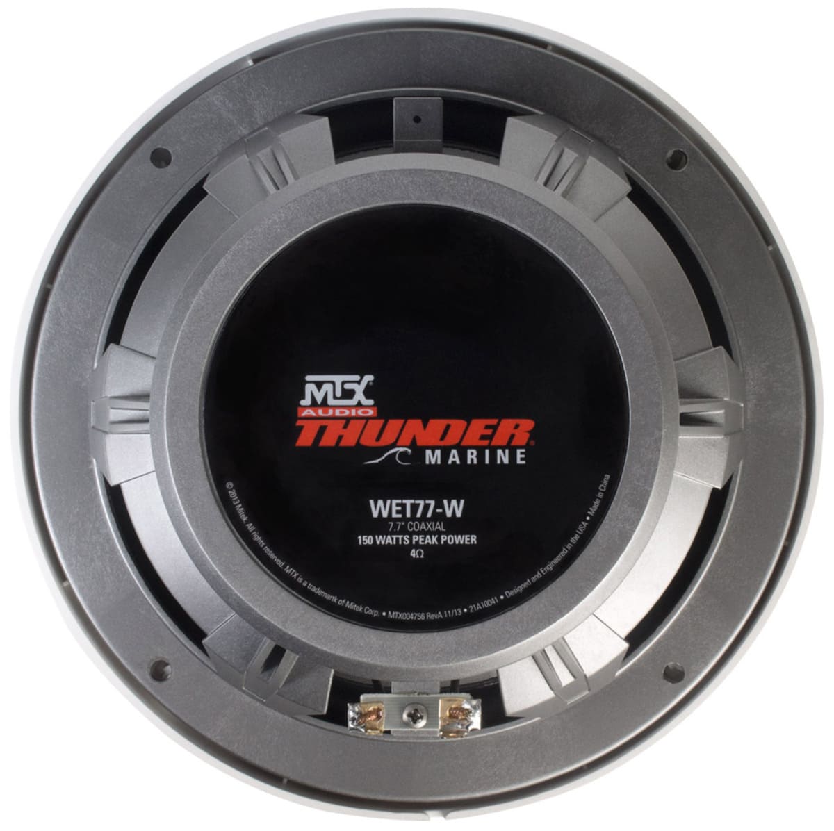 MTX Audio 7.7” 75-Watt RMS 4Ω Coaxial Marine Speaker Pair