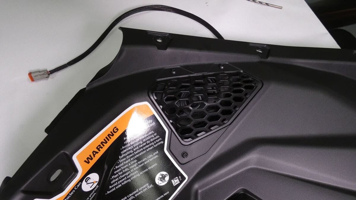 MTX Audio Can-Am Maverick X3 Front Upper Speaker Pods