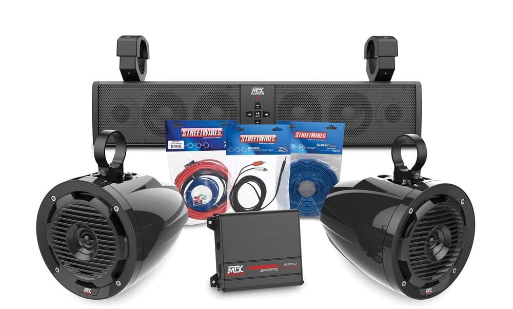 MTX Audio Honda Pioneer Bluetooth Soundbar & Rear Speaker Package