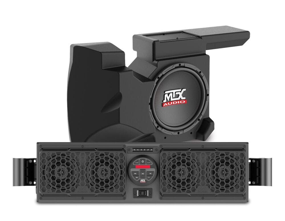 MTX Audio Polaris RZR 900/XP 1000 Bluetooth Overhead Audio System & Amplified Subwoofer