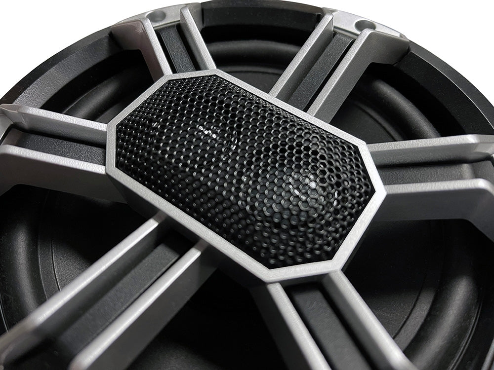 MTX Audio PS65C 6.5” 85-Watt RMS 4Ω Coaxial Speaker Pair IP-67 Rated with RGB Lighting and Customizable Grille