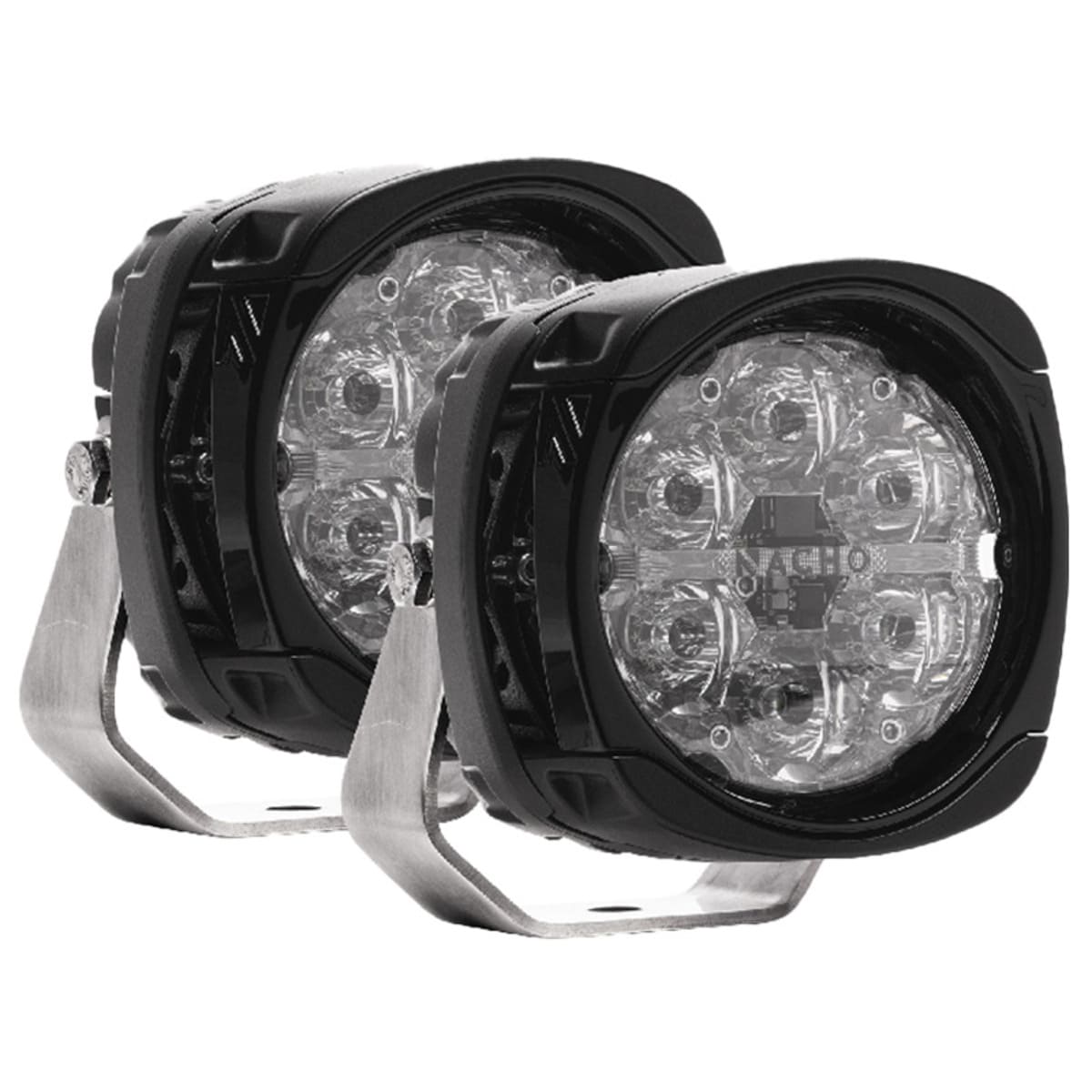 Nacho Offroad Lighting 4" Quatro Spot Beam Output - Pair