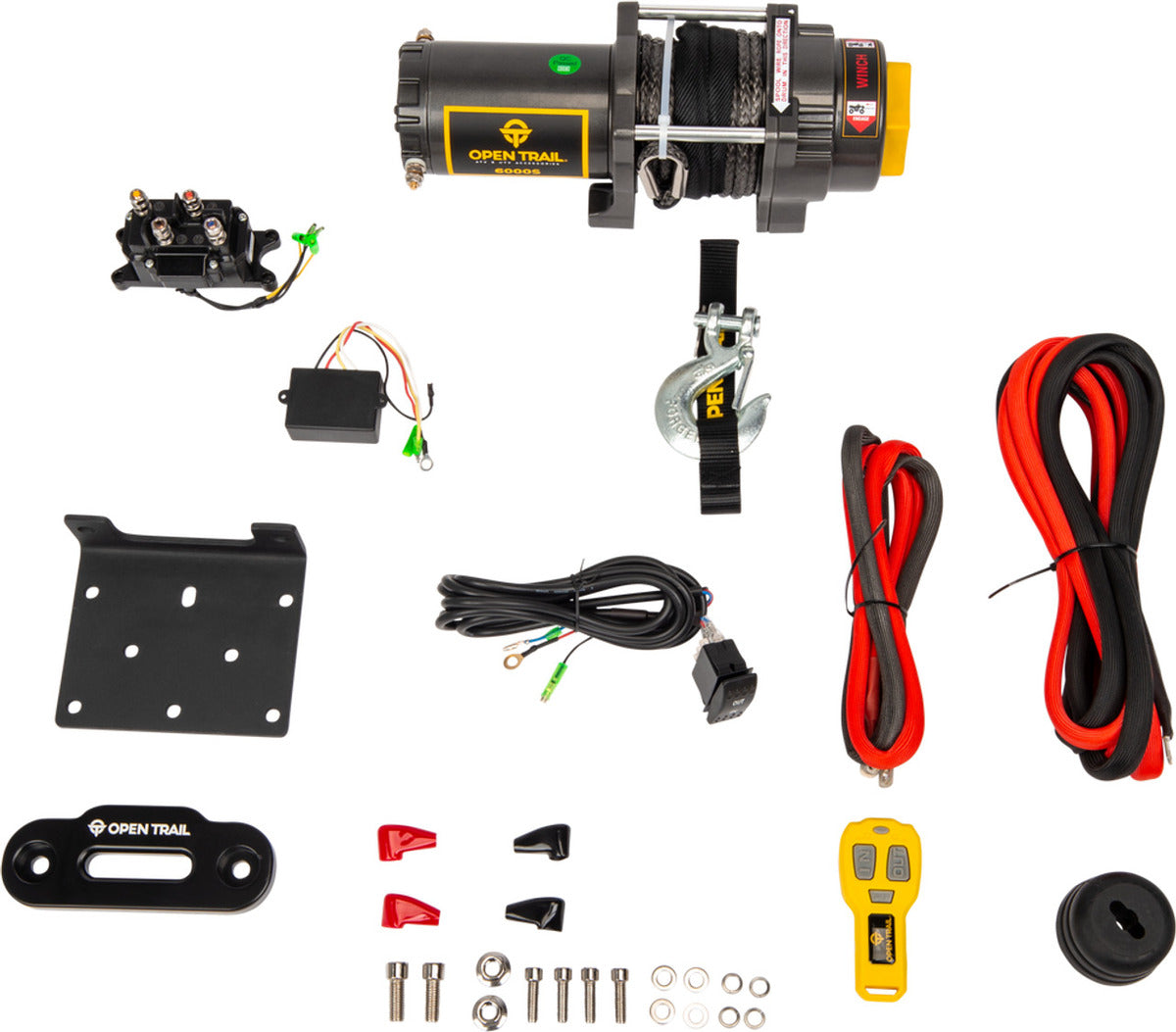 Open Trail 6000lb Synthetic Rope Winch