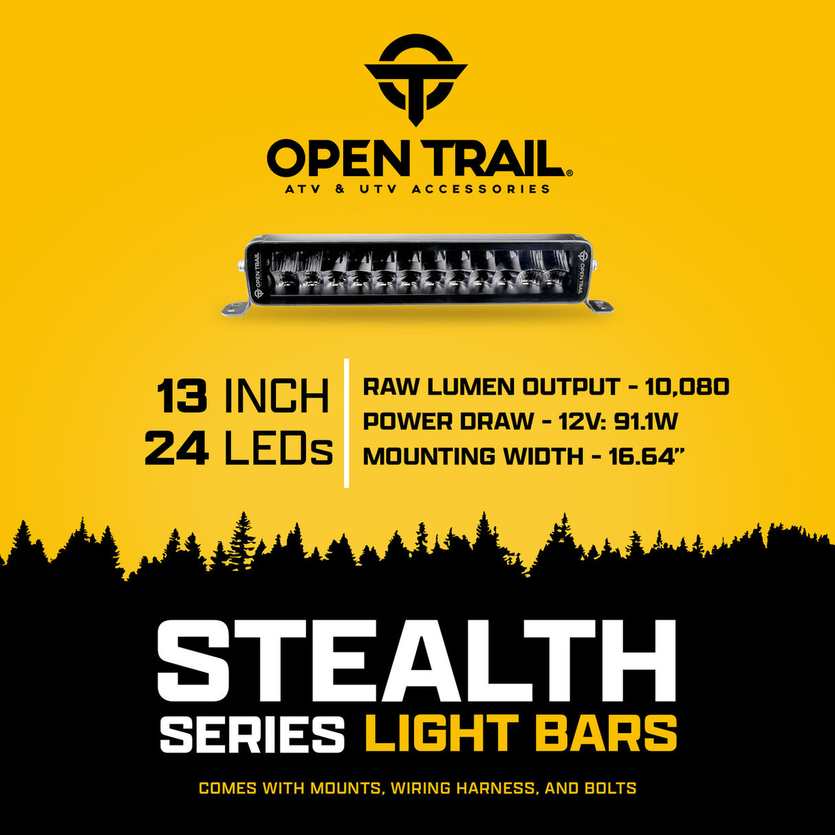 Open Trail Stealth LED Light Bar