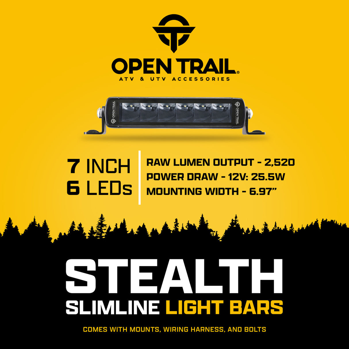 Open Trail Stealth Slimline LED Light Bar