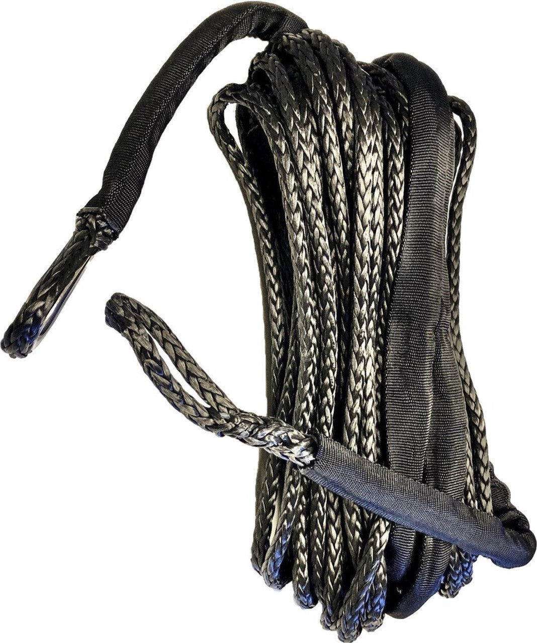 Open Trail Synthetic Winch Rope - Black - 1/4" x 50 ft.