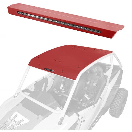 Pro Armor Aluminum Roof with Integrated Rear Lightbar - XP 1000/900