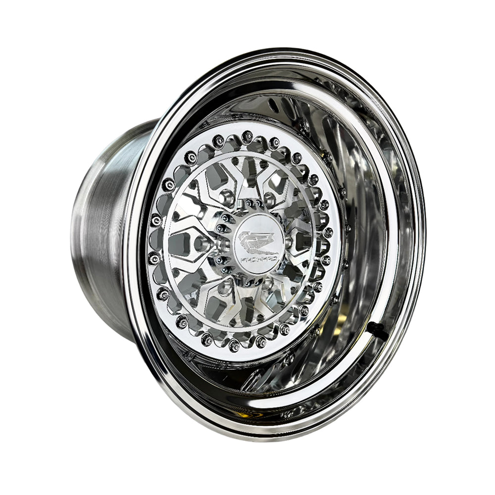 Packard Performance Apollo FF Forged Polished Wheel (6 Lug) - Silver