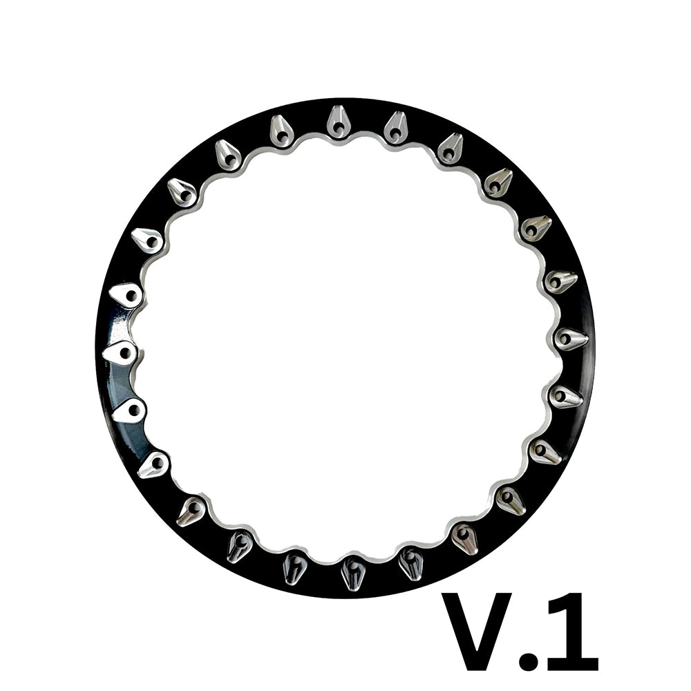 Packard Performance Element FF Forged Polished Beadlock Wheel - Silver