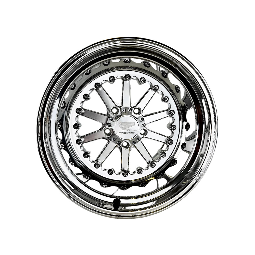Packard Performance Element FF Forged Polished Wheel (5 Lug) - Silver