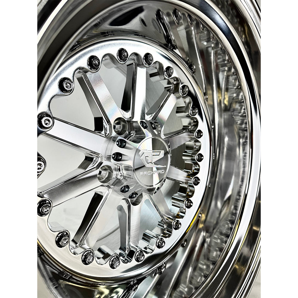 Packard Performance Element FF Forged Polished Wheel (5 Lug) - Silver