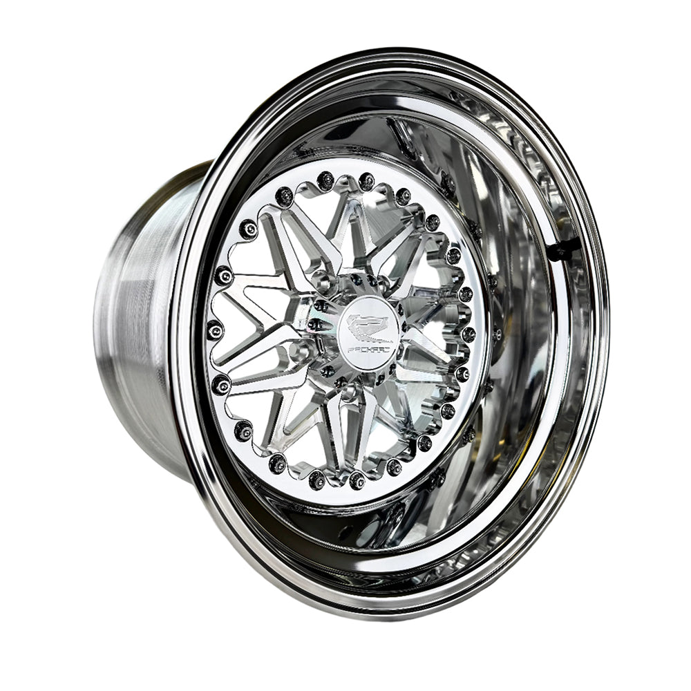 Packard Performance Impact 2.0 FF Forged Polished Wheel (5 Lug) - Silver