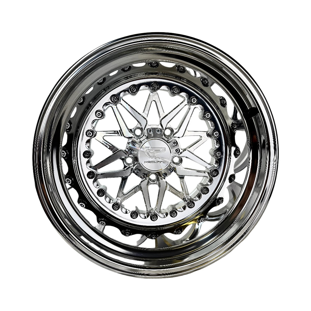 Packard Performance Impact 2.0 FF Forged Polished Wheel (5 Lug) - Silver