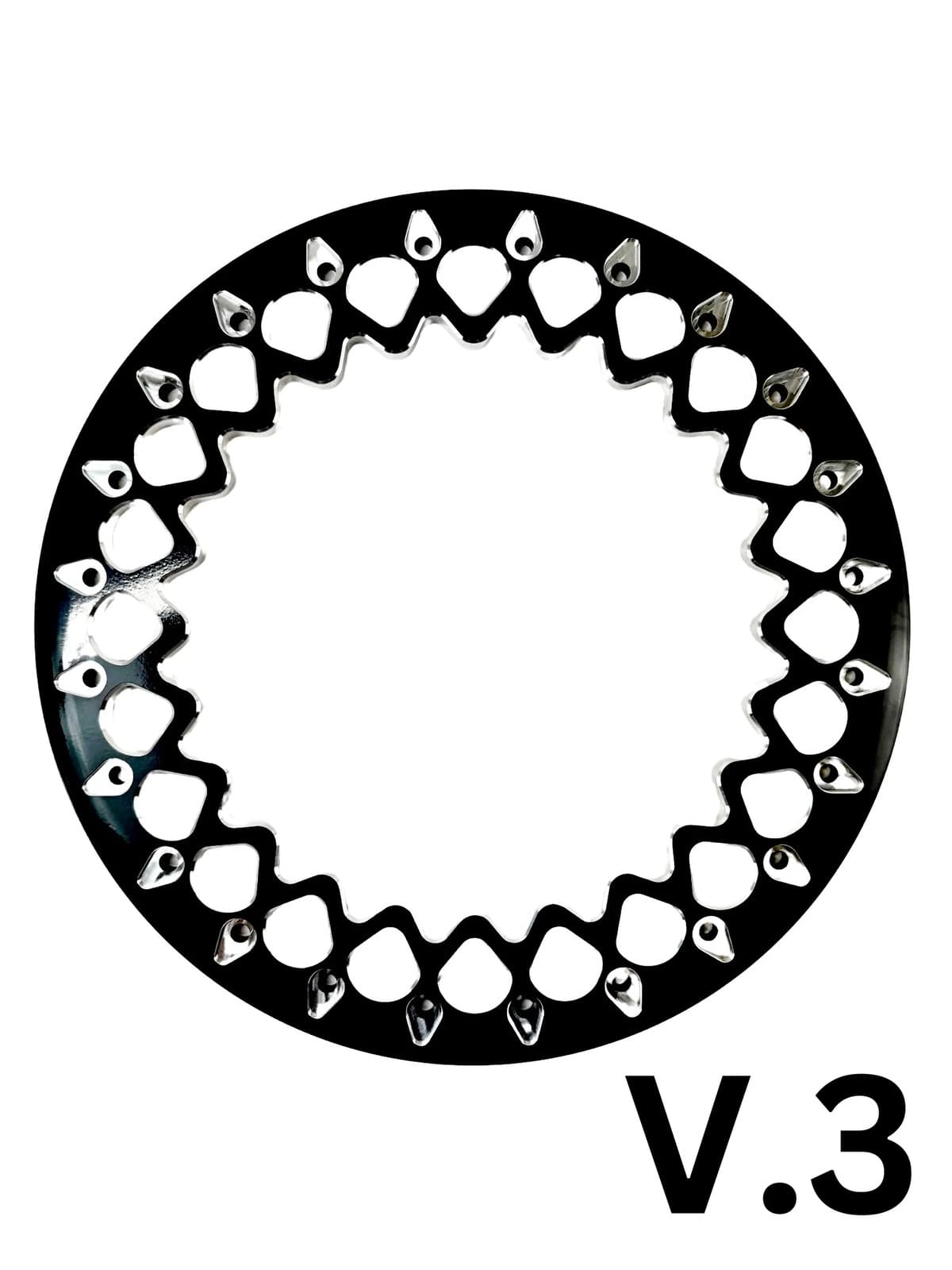 Packard Performance Midnight Series Wishbone Forged Beadlock Wheel