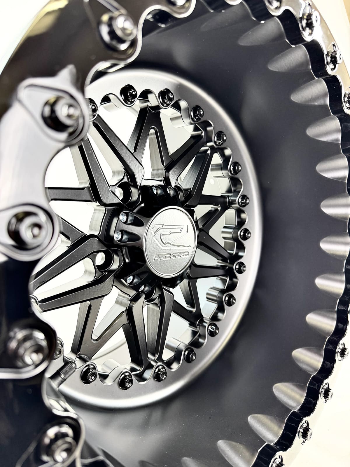 Packard Performance Polaris RZR Pro R Midnight Series Impact Forged Beadlock Wheel