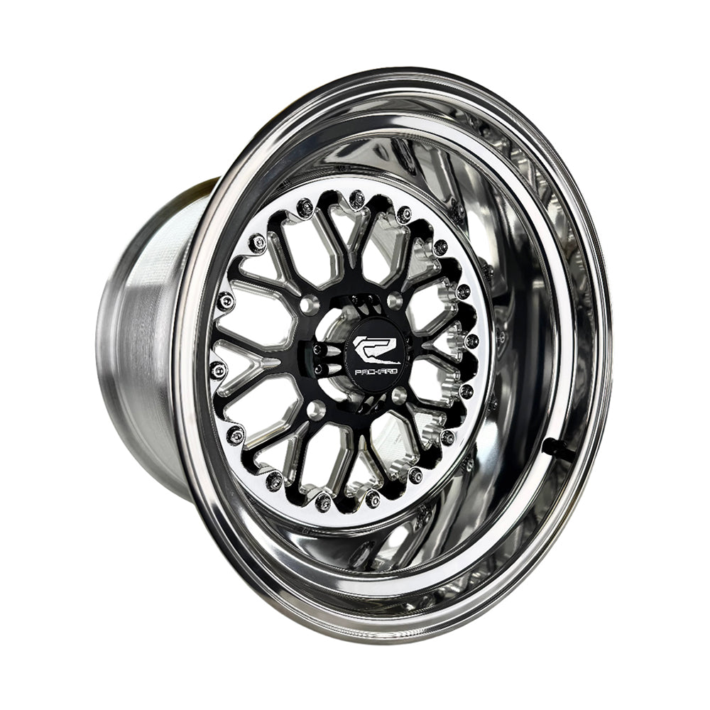 Packard Performance Wishbone FF Forged Polished Wheel - Gloss Black