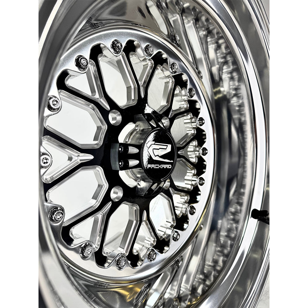 Packard Performance Wishbone FF Forged Polished Wheel - Gloss Black