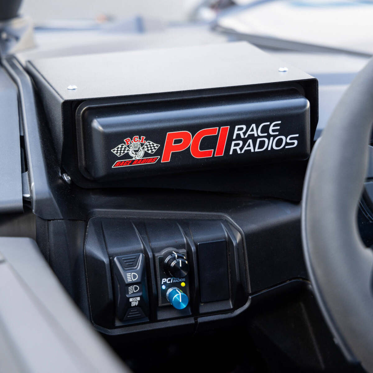PCI Race Radios Can-Am Maverick R Radio Bracket