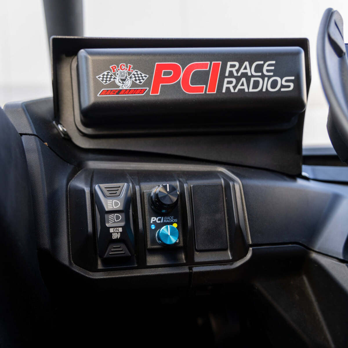 PCI Race Radios Can-Am Maverick R Radio Bracket