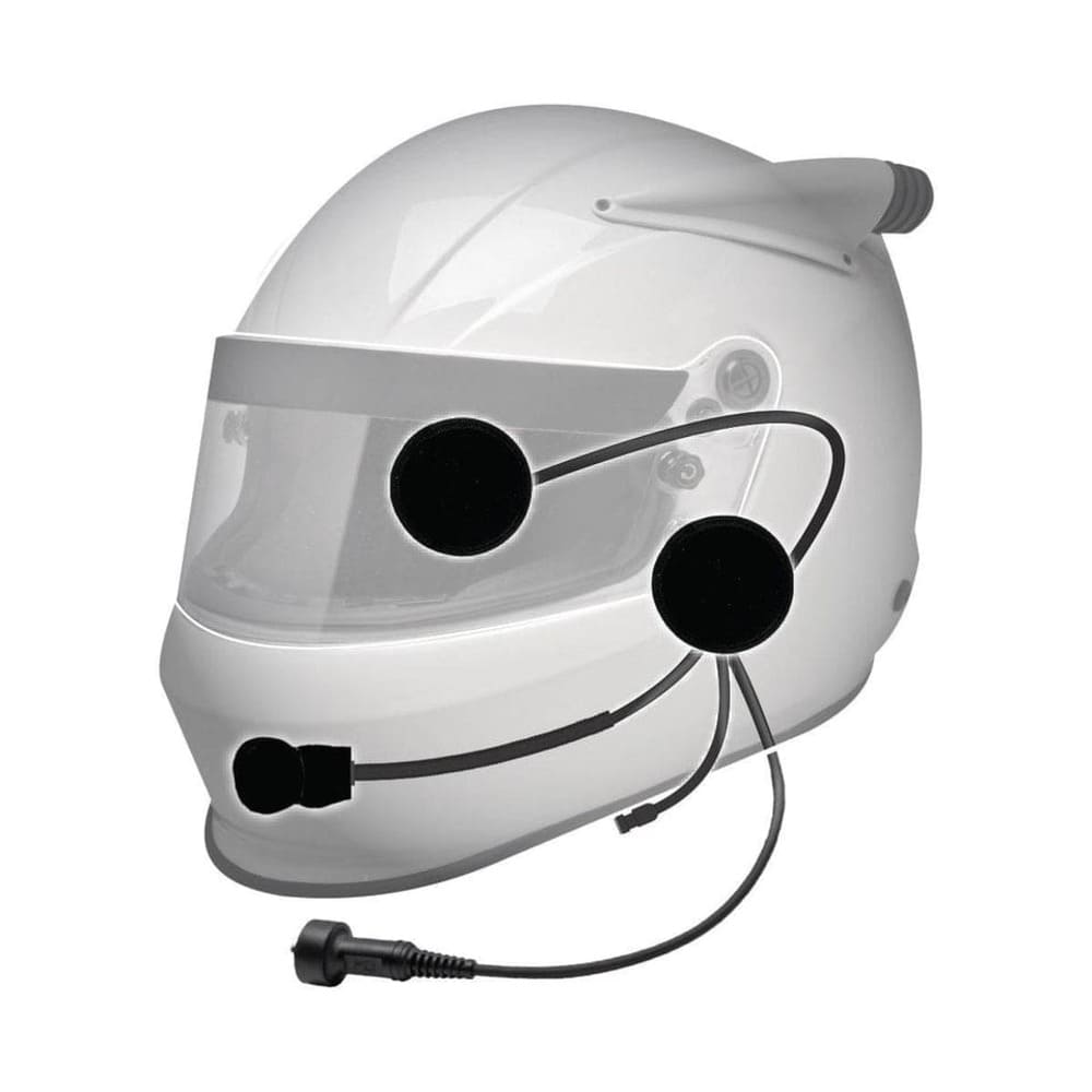 PCI Race Radios Elite Helmet Wiring Kit w/ M2 Race Speakers & Earjack