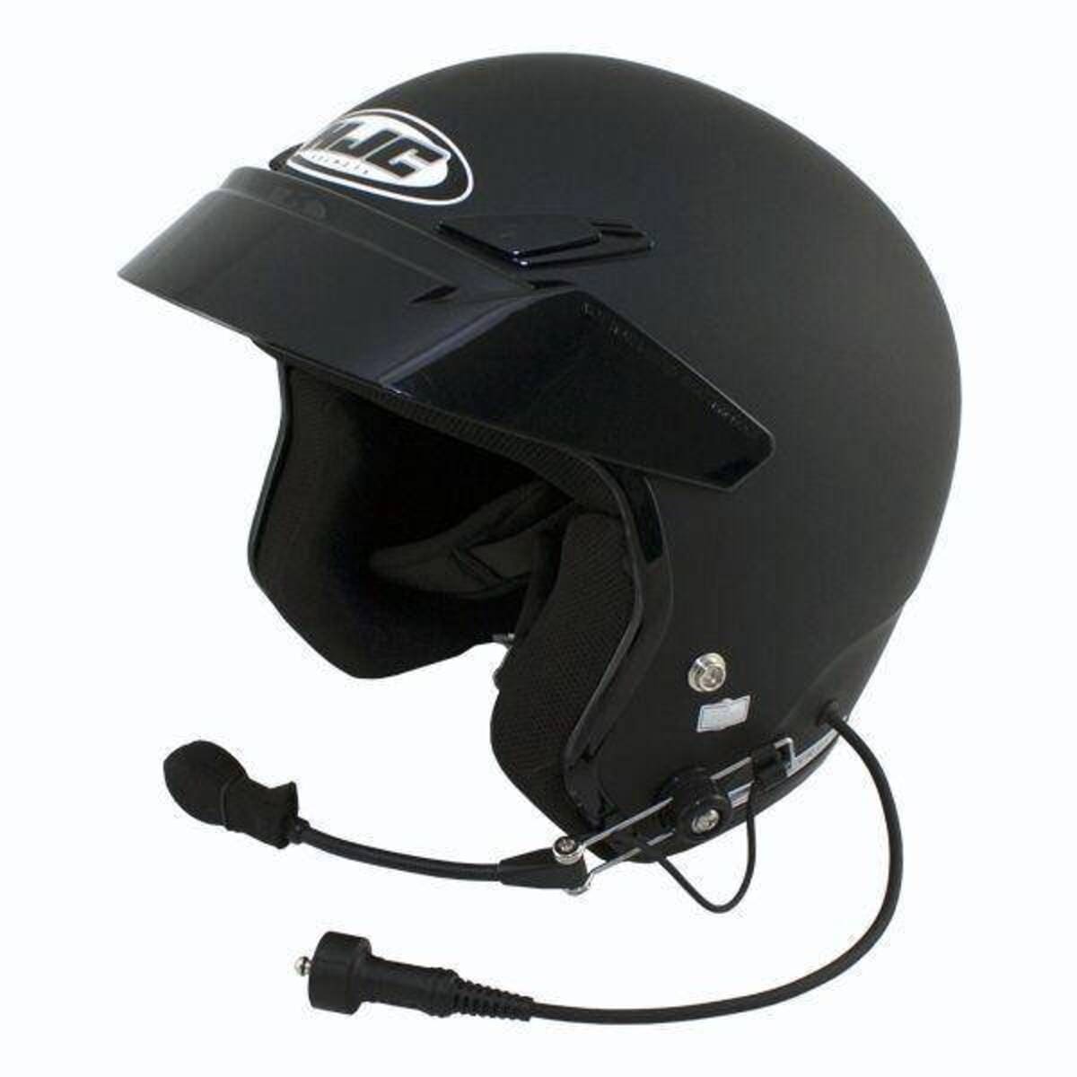 PCI Race Radios HJC CS-5N Open Face Dot Helmet