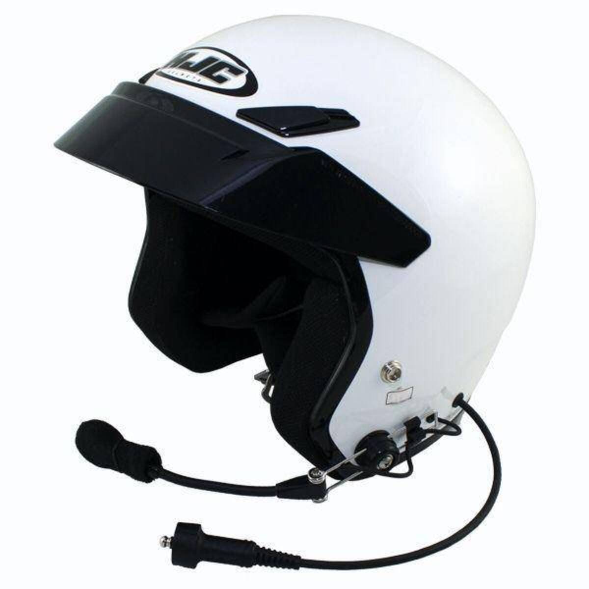 PCI Race Radios HJC CS-5N Open Face Dot Helmet