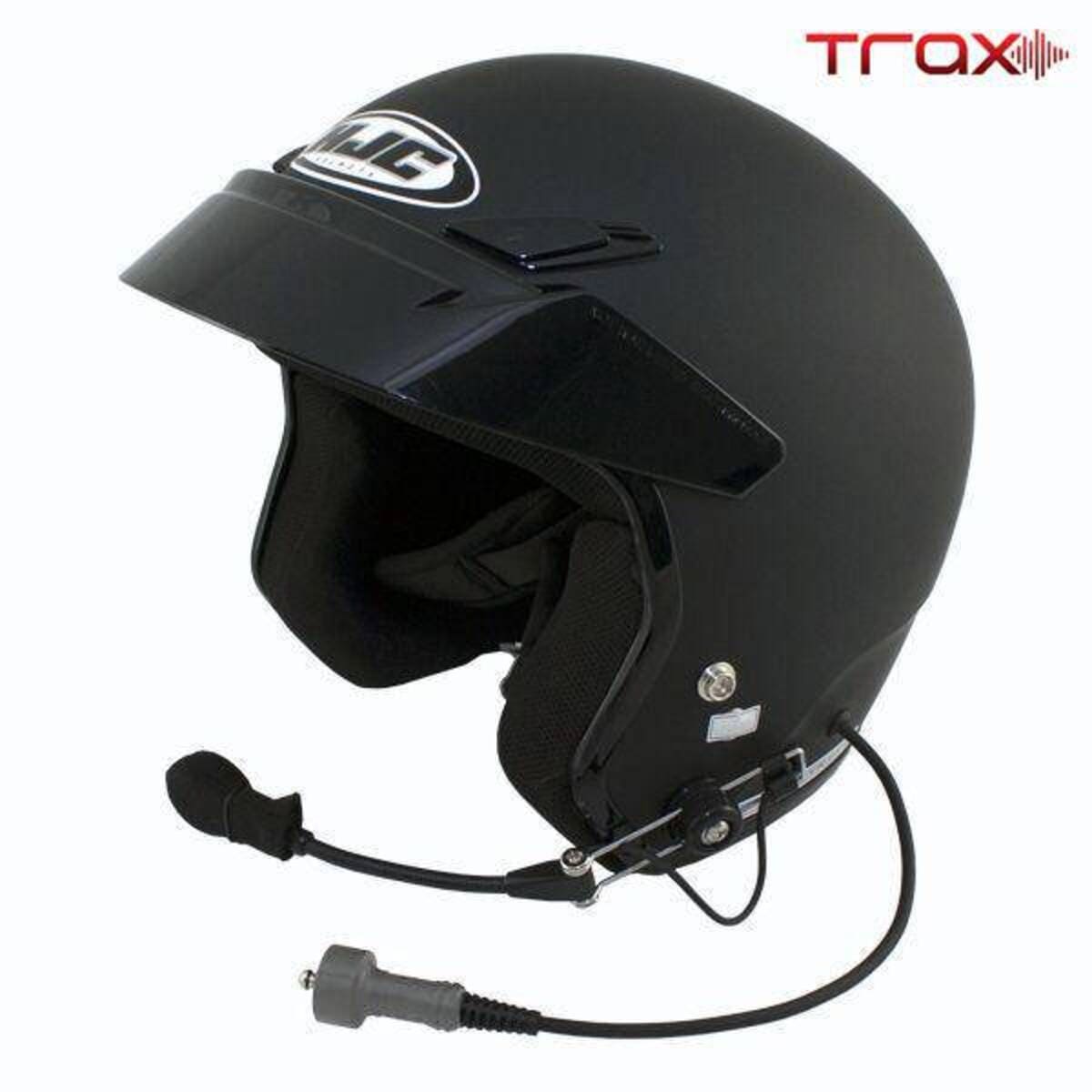 PCI Race Radios HJC CS-5N Open Face Dot Helmet