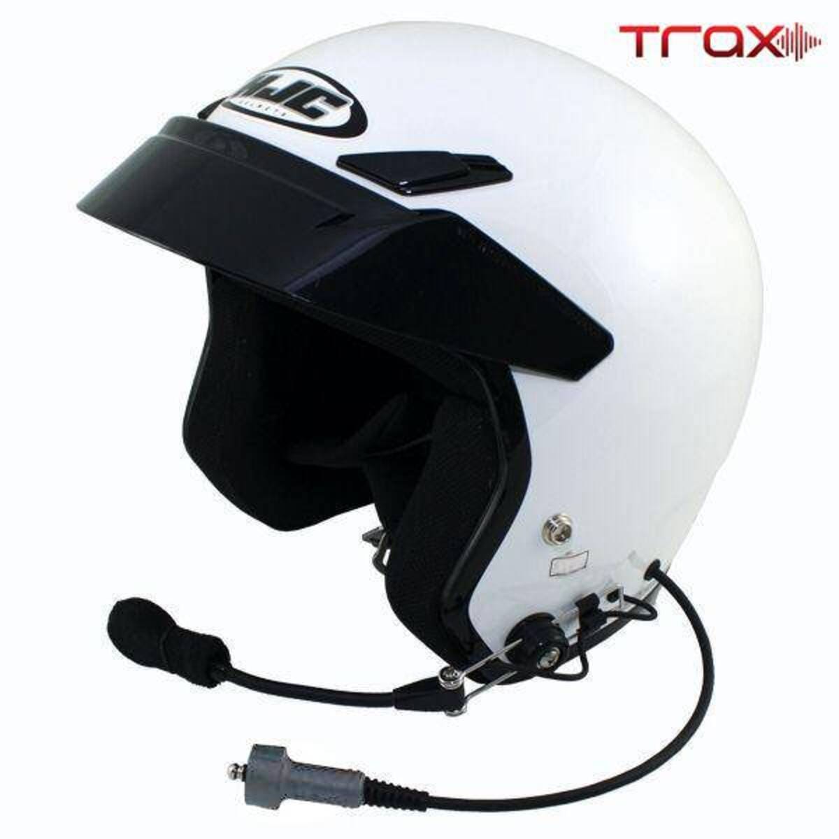 PCI Race Radios HJC CS-5N Open Face Dot Helmet