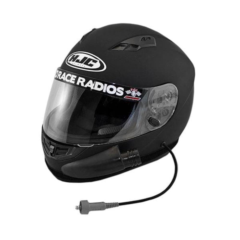 PCI Race Radios HJC CS-R3 DOT X-Small Black Helmet