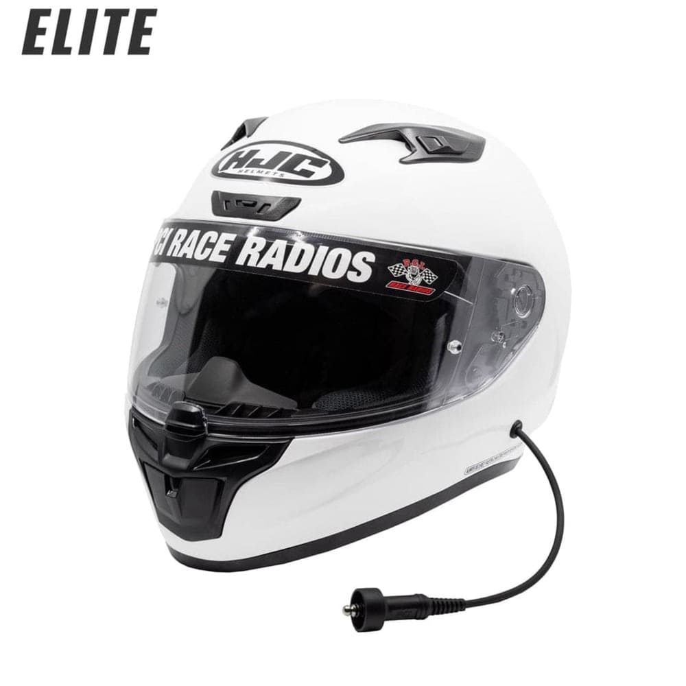 PCI Race Radios HJC i10 DOT Helmet - White