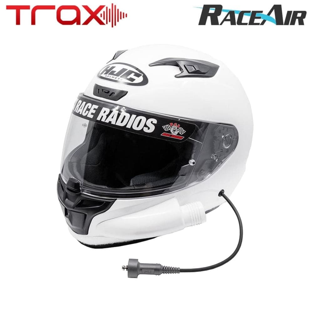 PCI Race Radios HJC i10 DOT Helmet - White