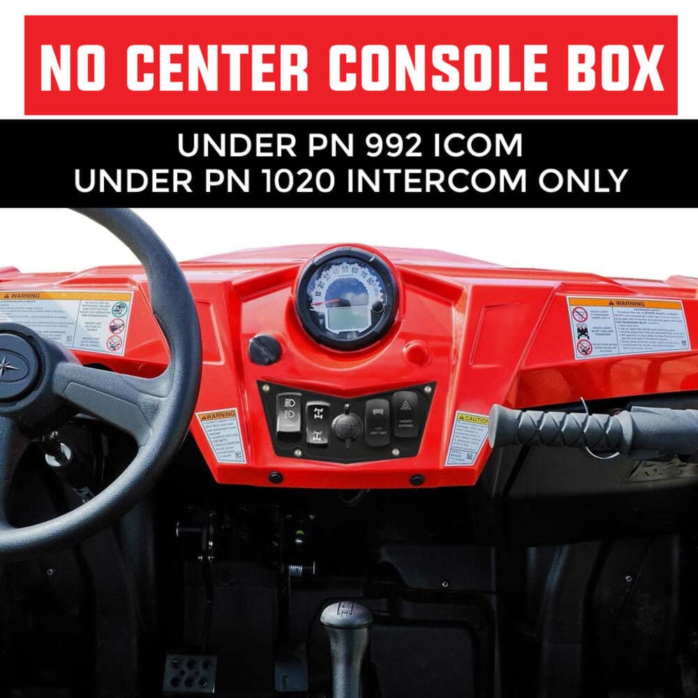 PCI Race Radios Polaris RZR Under No Box Intercom Bracket