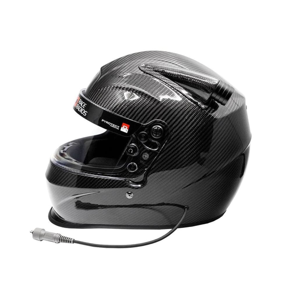 PCI Race Radios Pyrotect Carbon Fiber Sportmax DOT Midair Helmet