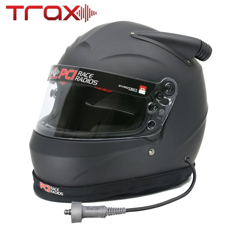 PCI Race Radios Pyrotect Sportmax DOT Midair Helmet