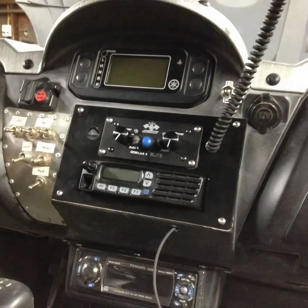 PCI Race Radios Universal Panel Mount Radio & Intercom Bracket